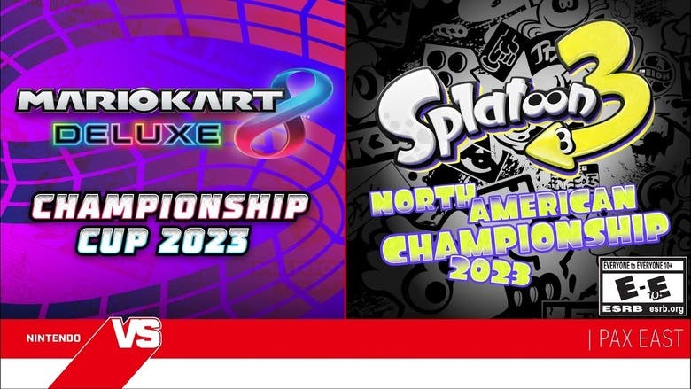 Ganadores de los torneos de Mario Kart 8 Deluxe y Splatoon 3 de la PAX East 2023