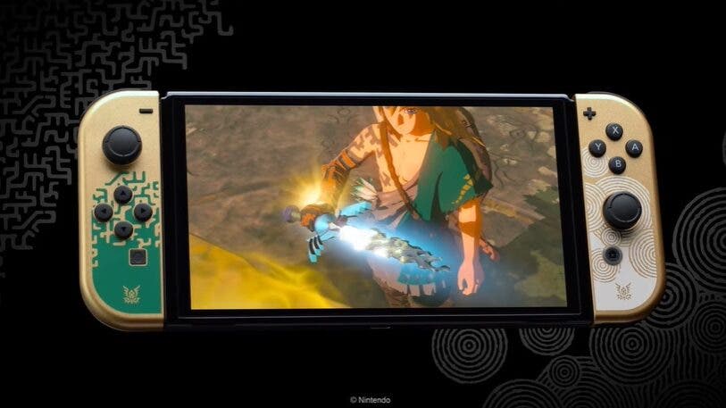 Anunciada la Nintendo Switch OLED de Zelda: Tears of the Kingdom junto a un mando Pro y una funda