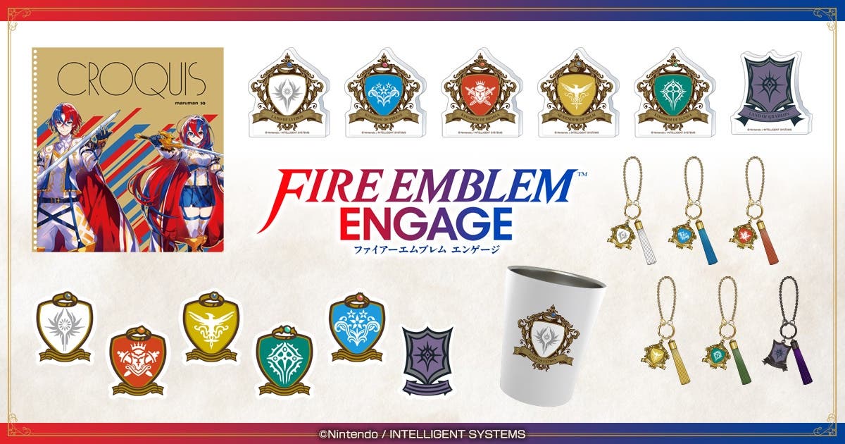 Todo este merchandising de Fire Emblem Engage ha sido anunciado para Japón