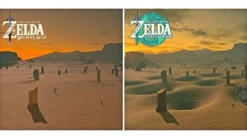 Comparativa inédita entre Zelda: Breath of the Wild y Tears of the Kingdom