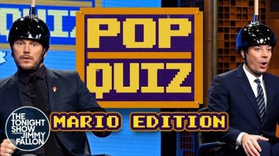 Chris Pratt acepta este desafío en el programa de Jimmy Fallon para promocionar la película de Mario