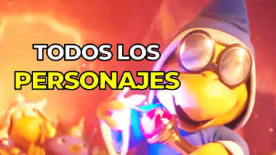 Todos los personajes que finalmente aparecen en Super Mario Bros.: La Película