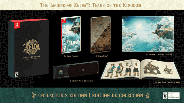 Llega un xtralife Raffle de The Legend of Zelda: Tears of the Kingdom Edición Coleccionista