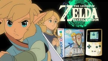Zelda: Tears of the Kingdom al estilo Game Boy Color en este genial anime fan-made