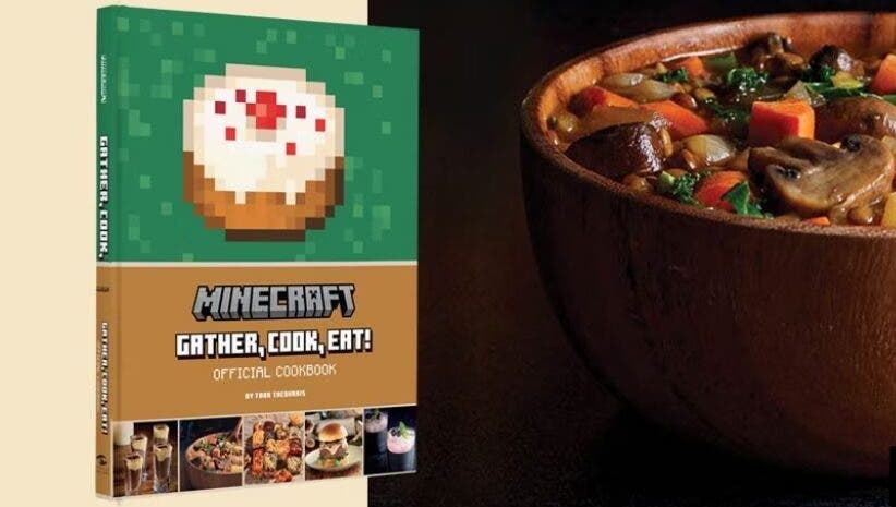 Ya puedes pedir el libro de recetas de cocina oficial de Minecraft