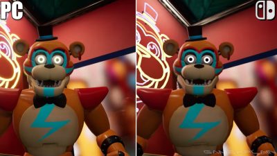 Comparativa en vídeo de Five Nights at Freddy’s: Security Breach: PC vs Nintendo Switch