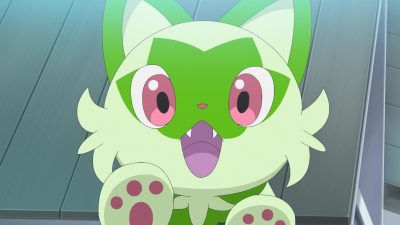 Pokémon: Crean una adorable figura de Sprigatito a partir de materiales reciclados