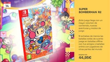Un bombazo llega de nuevo a Nintendo Switch con Super Bomberman R 2