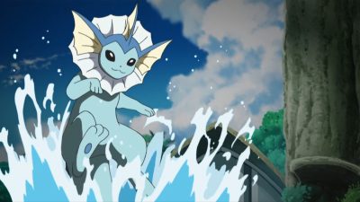 Imaginan una «forma bebé» de Vaporeon en este adorable fan-art