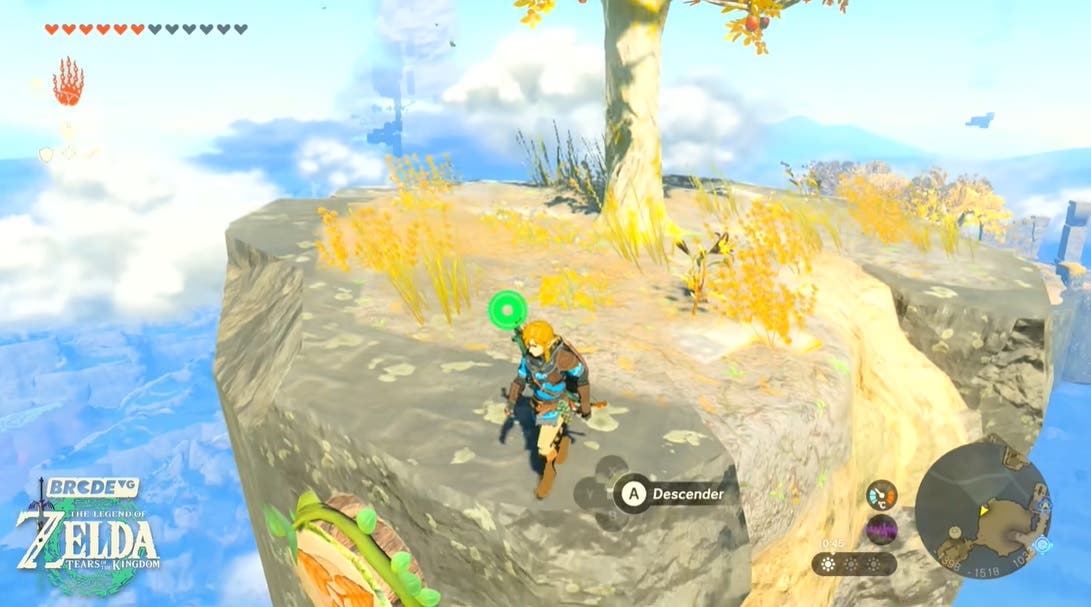 Primer gameplay oficial en español de Zelda: Tears of the Kingdom
