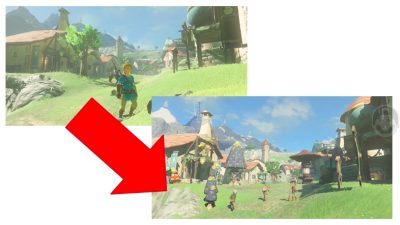 Comparativa de ubicaciones entre el tráiler final de Zelda: Tears of the Kingdom y Breath of the Wild