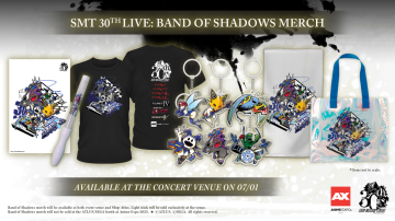 Revelado nuevo merchandising del concierto del 30º aniversario de Shin Megami Tensei