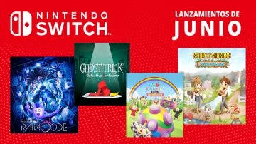 Calendario oficial de lanzamientos de Nintendo Switch para junio de 2023