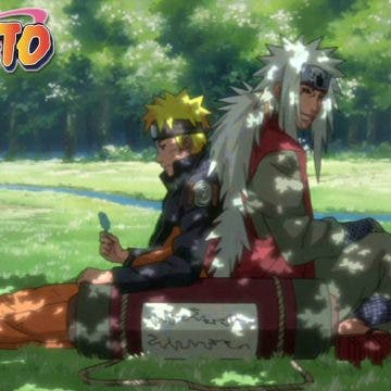 Naruto y Jiraiya