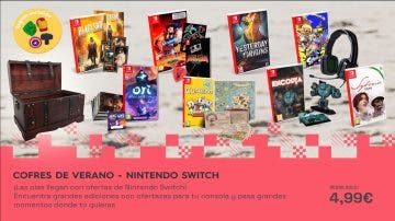 Vuelven las ofertas con los Cofres de Verano de juegos de Nintendo Switch en xtralife