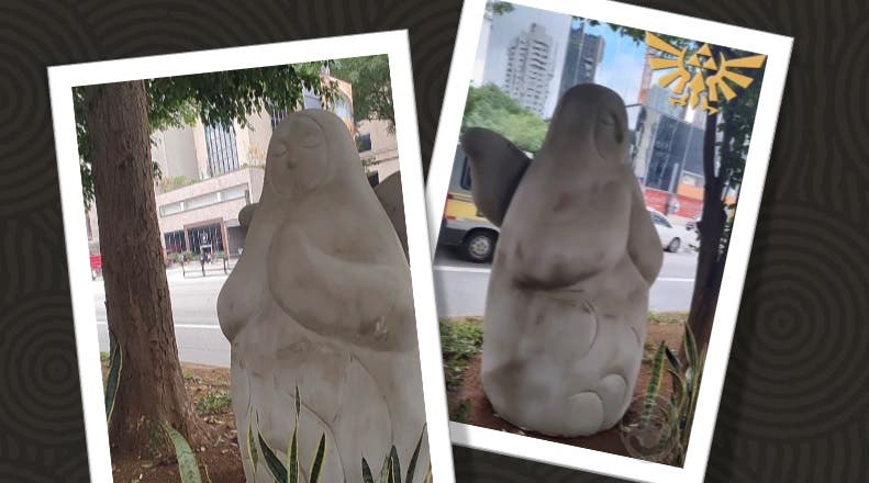 Estatuas de la Diosa Hylia están apareciendo en São Paulo