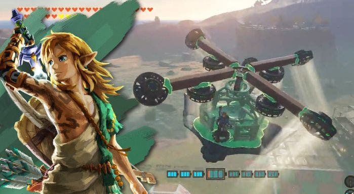 Crean un helicóptero funcional en Zelda: Tears of the Kingdom