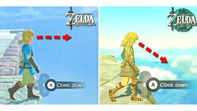 Nueva comparativa con cambios sutiles entre Zelda: Tears of the Kingdom y Breath of the Wild