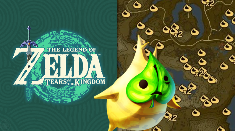 Mapa de todas las semillas Kolog en Zelda: Tears of the Kingdom