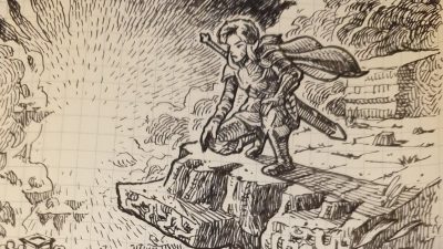 Artista está transcribiendo su aventura de Zelda: Tears of the Kingdom en este diario con geniales ilustraciones