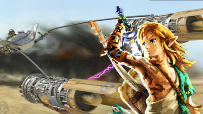 Recrean los Podracer de Star Wars en Zelda: Tears of the Kingdom
