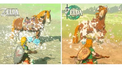 Comparativa muestra sutiles cambios entre Zelda: Tears of the Kingdom y Breath of the Wild