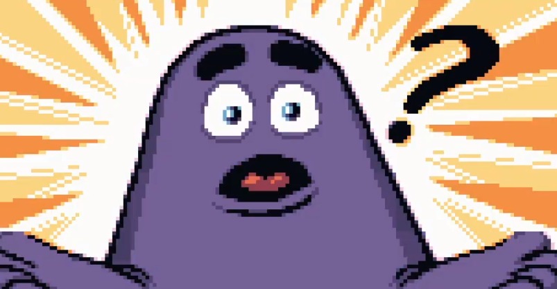 McDonald’s lanza juego gratis estilo Game Boy de su mascota Grimace