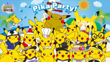 Pokémon Unite trae de vuelta la fiesta de Pikachu y añade nuevo Holoatuendo turístico para el Pokémon
