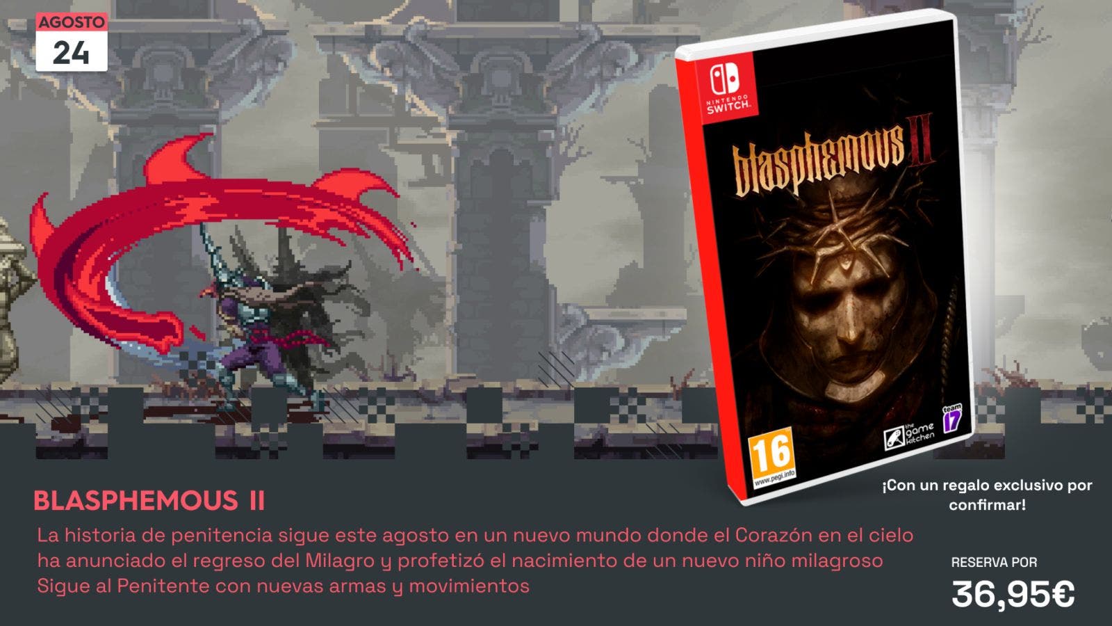 La penitencia sigue con Blasphemous II ya en reserva para Nintendo
