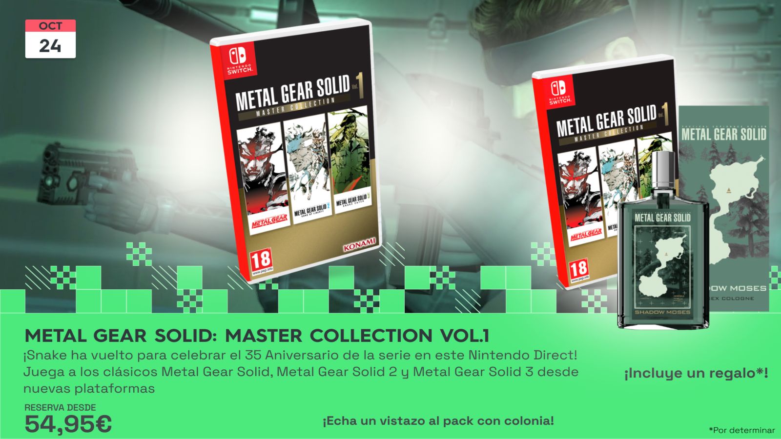 Metal Gear Solid: Master Collection – Volumen 1 llega para Nintendo Switch