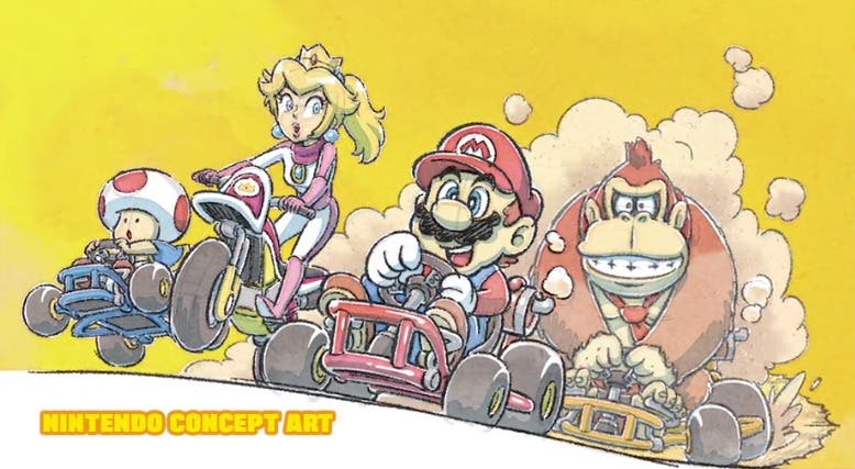 Arte conceptual de Nintendo de la película de Super Mario