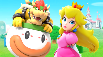 Cuántos años se sacan Peach y Bowser en Super Mario