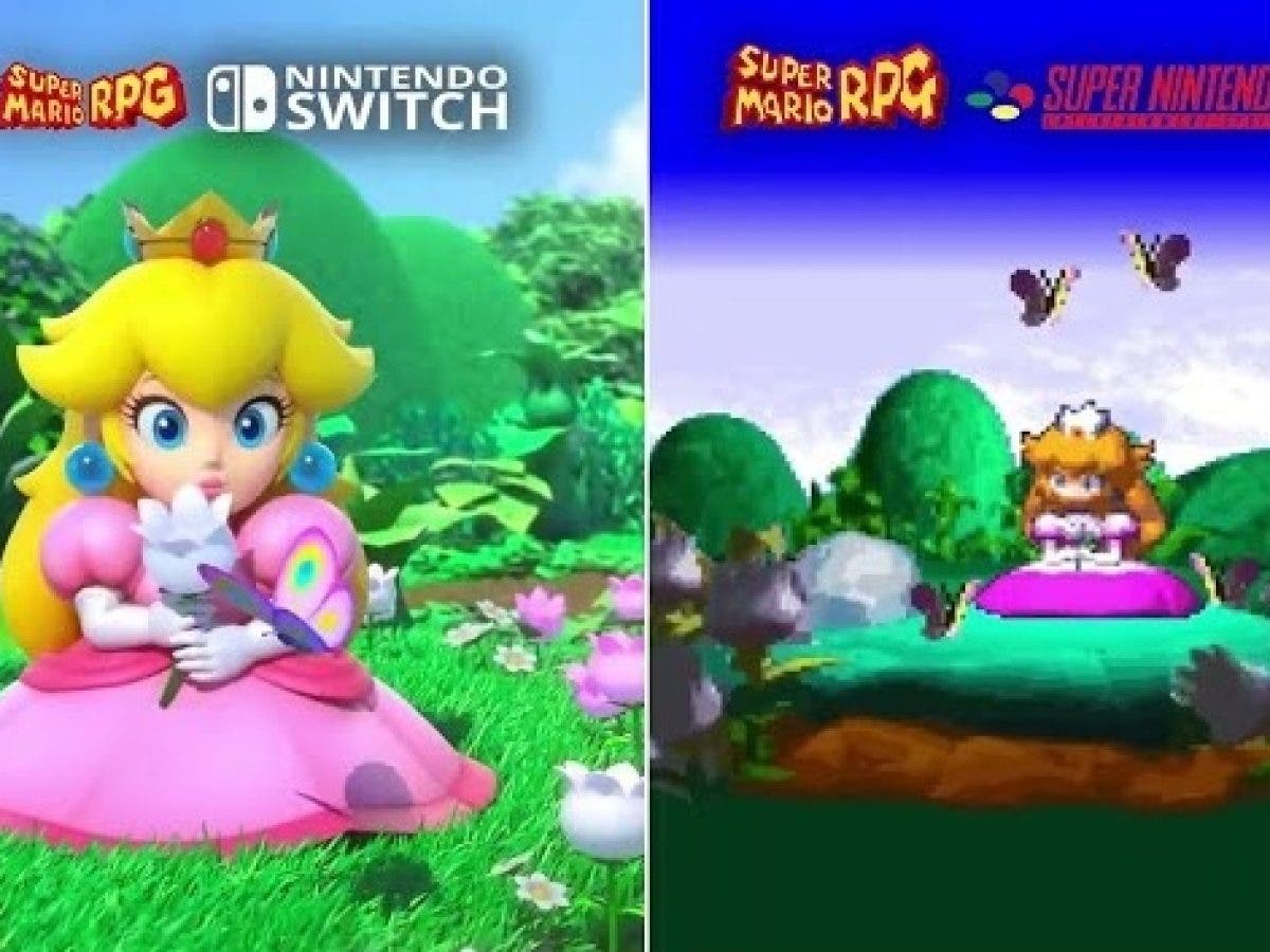 Super Mario RPG: Comparando los gráficos (Super Nintendo vs. Nintendo  Switch)