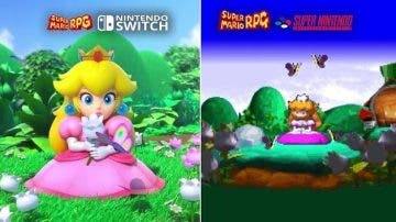 Comparativa en vídeo de Super Mario RPG: Nintendo Switch vs. SNES