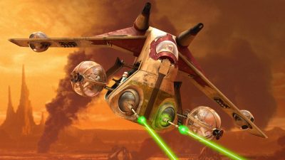 Recrean una Cañonera de la República de Star Wars en Zelda: Tears of the Kingdom