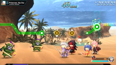 Theatrhythm Final Bar Line muestra sus próximos contenidos de Octopath Traveler