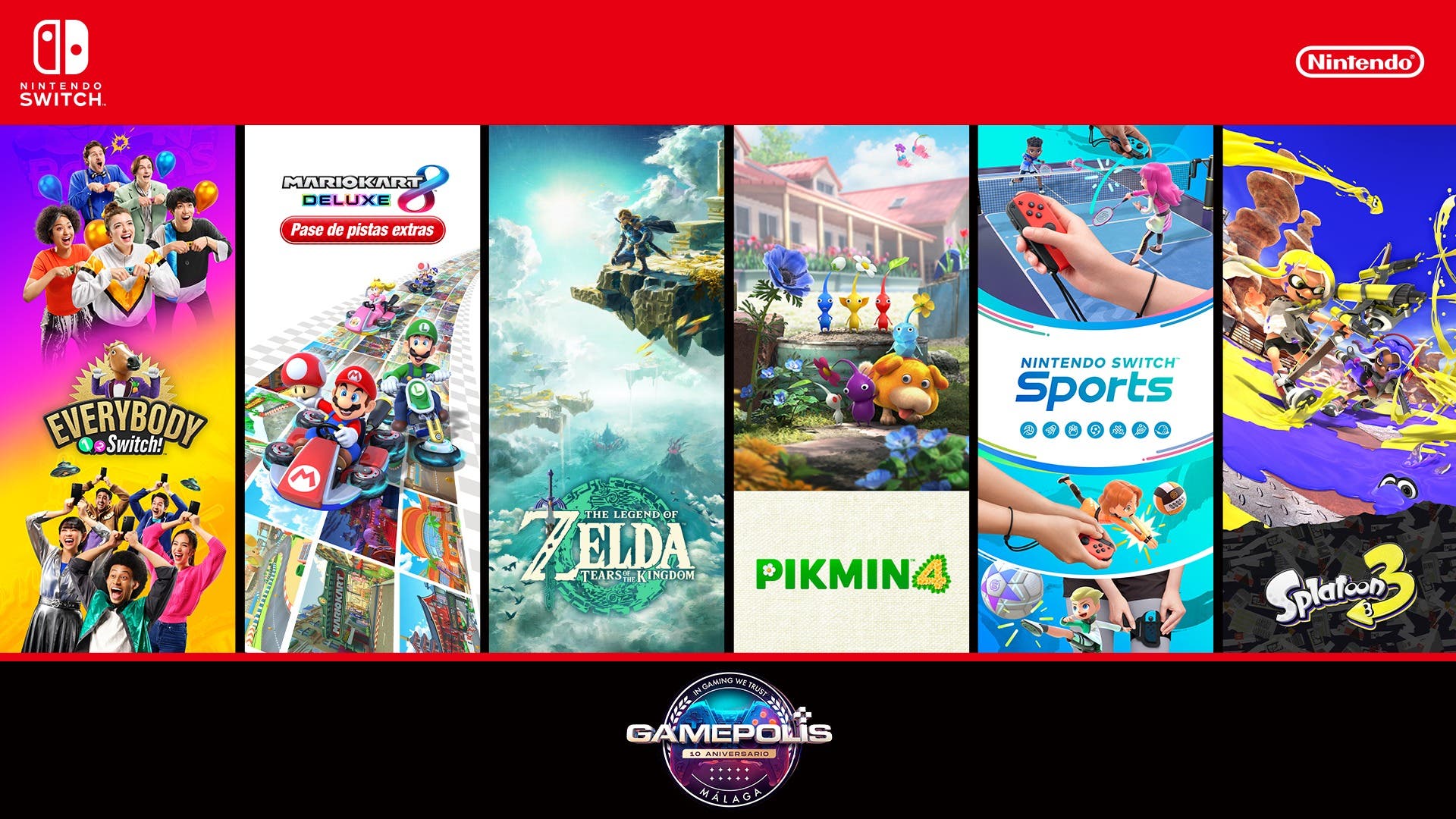 Nintendo detalla sus planes para Gamepolis 2023