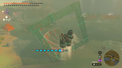 Crean un curioso transporte giratorio aéreo en Zelda: Tears of the Kingdom