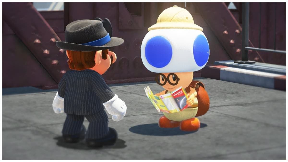 ¿Sabías lo que oculta el Toad Consejero en Super Mario Odyssey? Aquí puedes verlo al detalle
