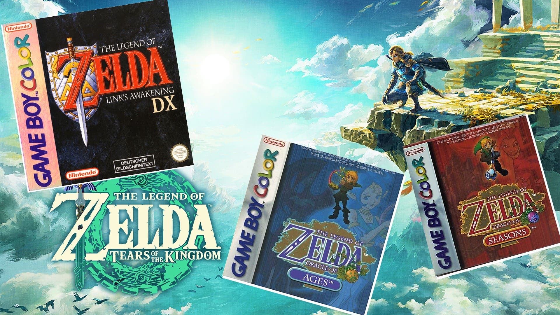 Así es como luciría Zelda: Tears of the Kingdom en Game Boy Color