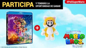 [Act.] ¡Sorteamos 3 packs de Super Mario Bros. La Película (Blu-Ray) + Peluche de Mario Felino!