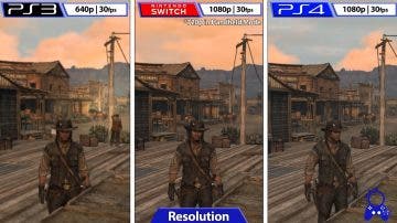La comparativa más completa de Red Dead Redemption: Nintendo Switch vs. PS4 vs. PS3 vs. Xbox