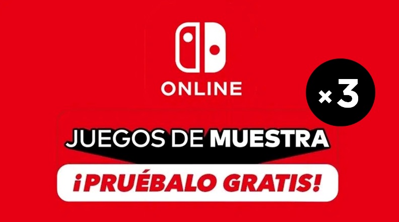 Anunciados 3 juegos de muestra gratuitos a la vez para Nintendo Switch Online en Europa