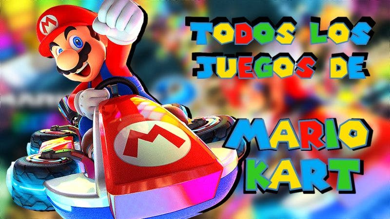 Todos los juegos de Mario Kart por fecha de lanzamiento