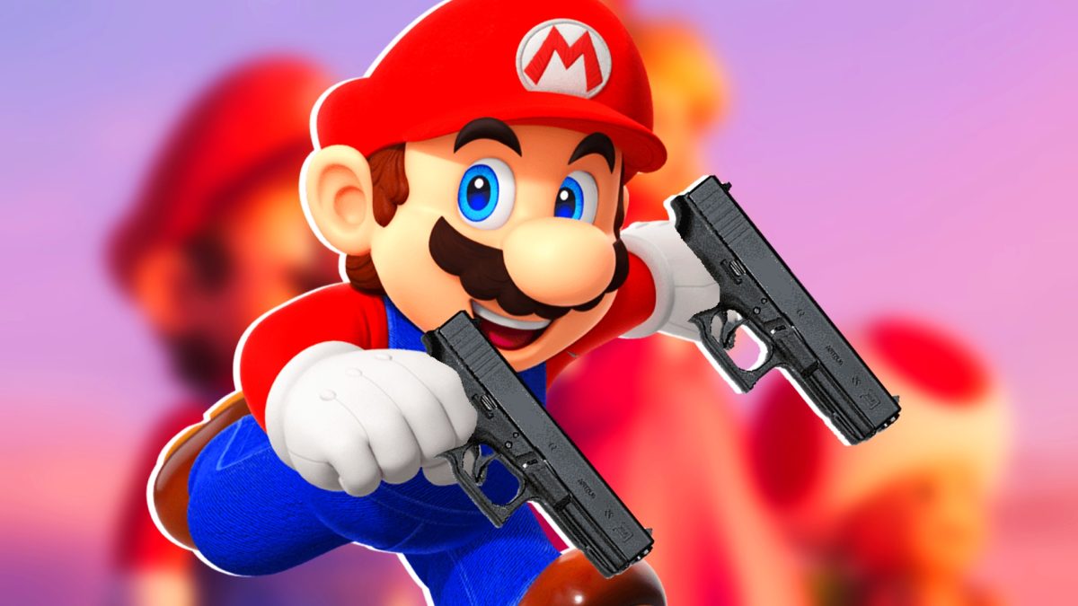 Así iba a ser el primer Mario de la historia: Tenía pistolas y montaba en cohete