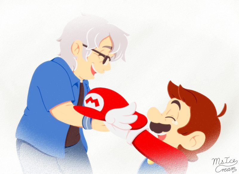 Este emotivo dibujo de Charles Martinet y Mario ha enamorado a los Nintenderos
