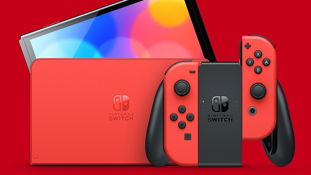 Switch OLED roja Mario