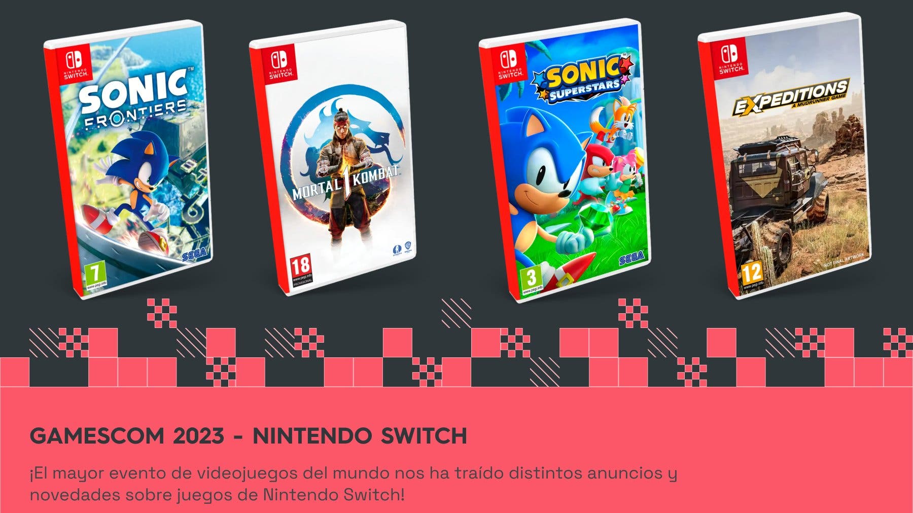 Los juegos de Nintendo Switch anunciados en la Gamescom 2023 se pueden reservar