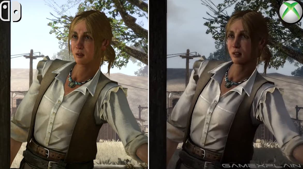Comparativa en vídeo de Red Dead Redemption: Nintendo Switch vs. Xbox 360