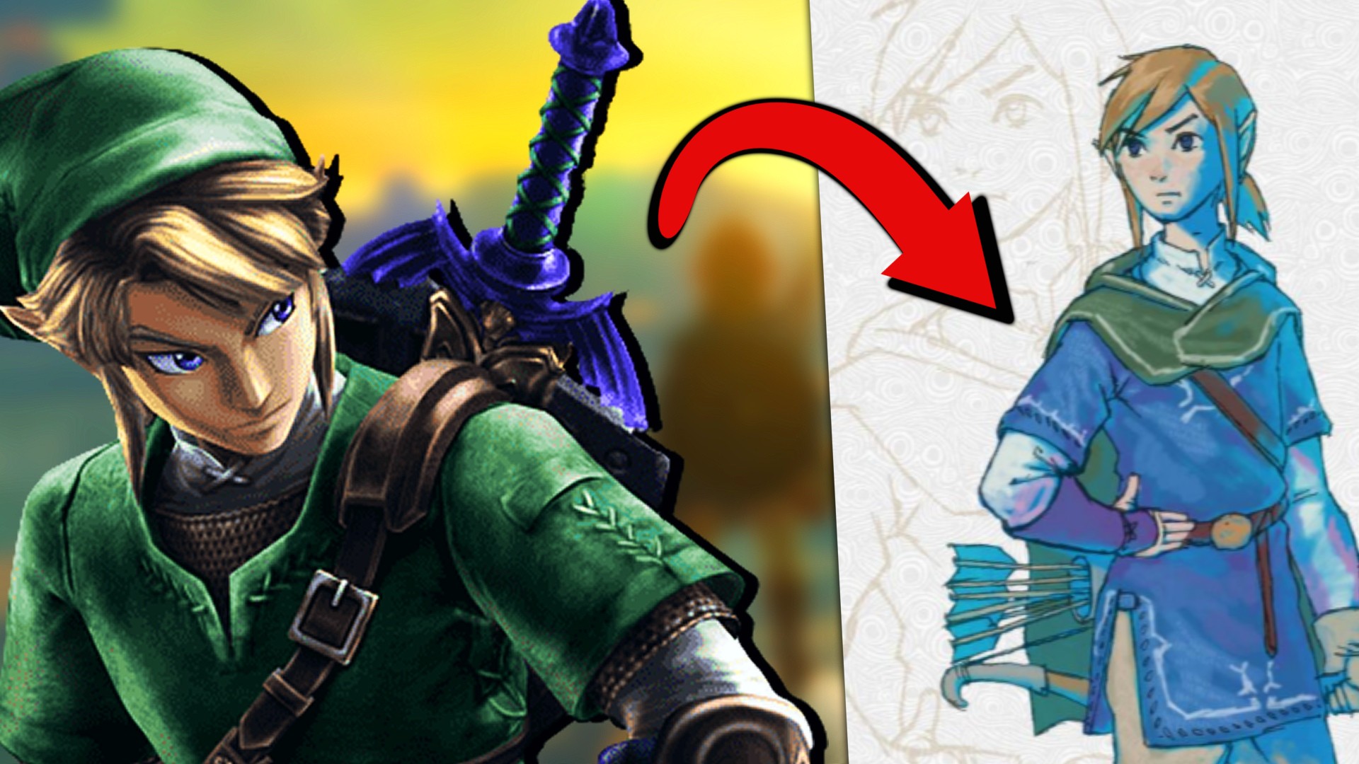 zelda bocetos